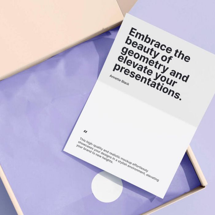 Box and gift card design (Demo)